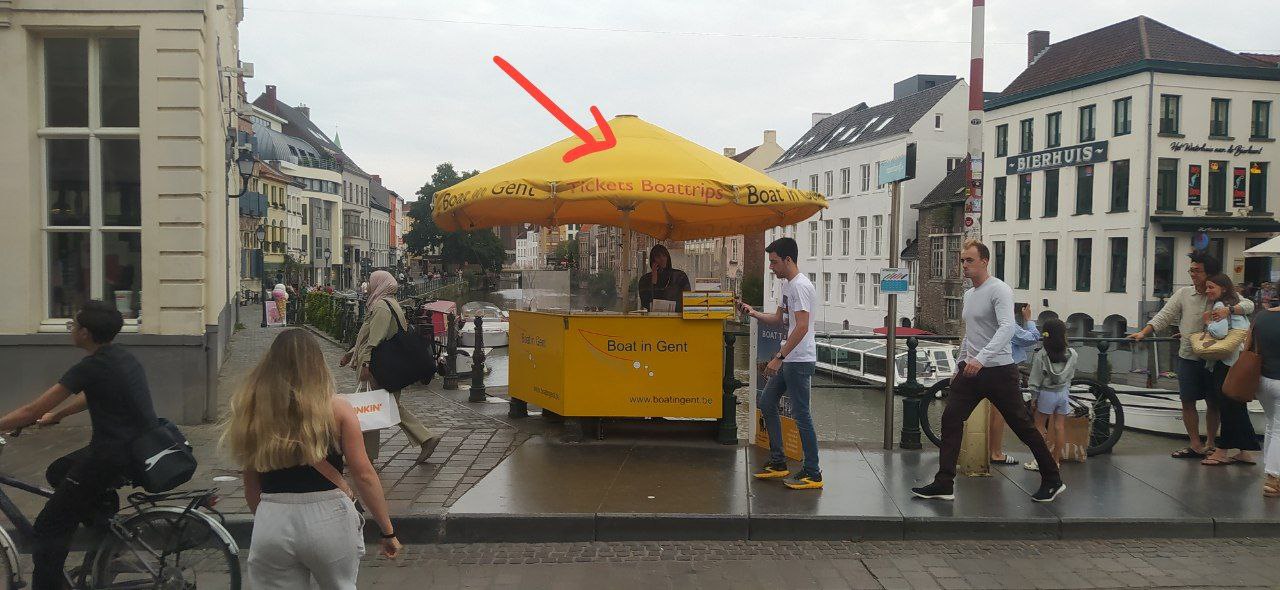 Boat in Gent